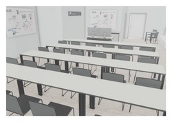 Blick der Schüler zum Bahrlehrer